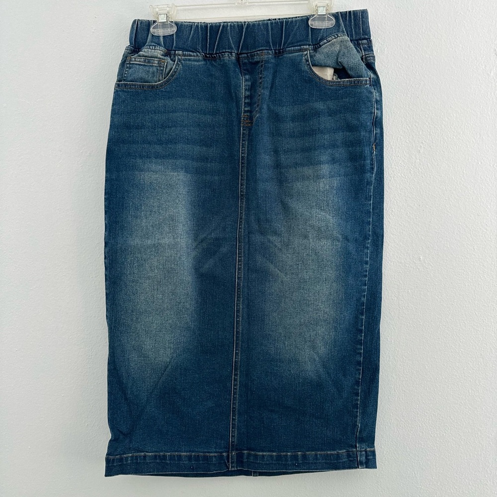 Nuggles Denim Midi Skirt